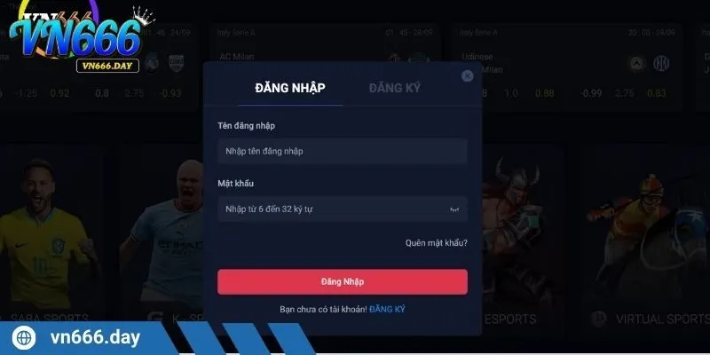 Đăng nhập VN666 để mở khóa ưu đãi mỗi ngày